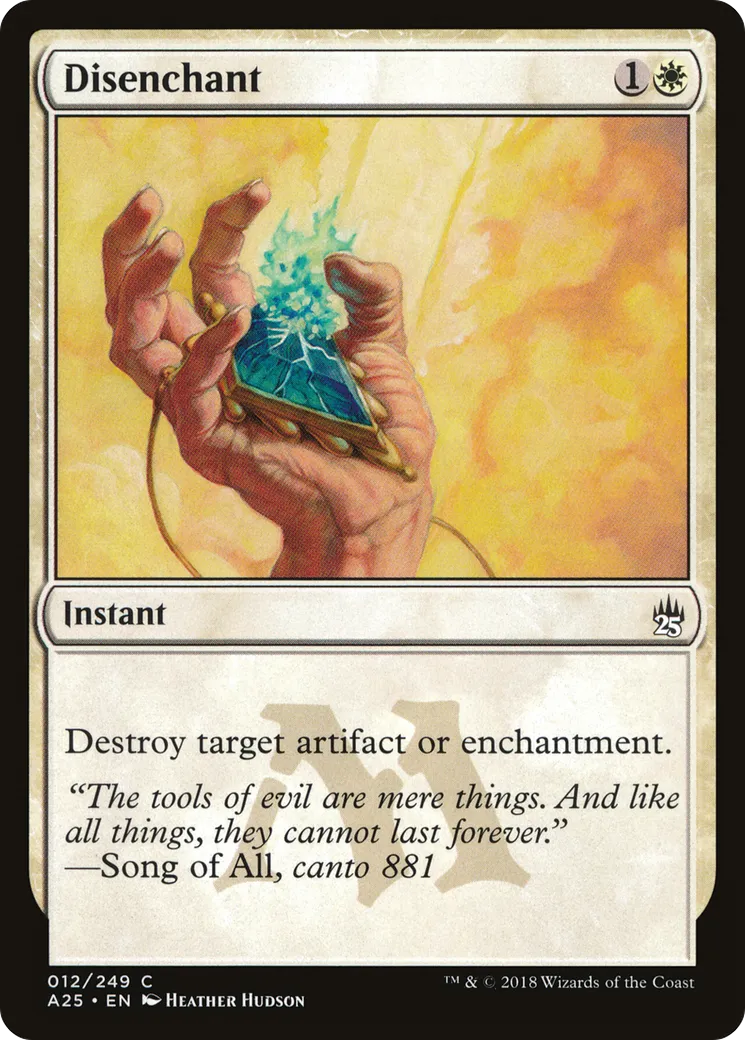 Disenchant — Masters 25 — Magic: The Gathering