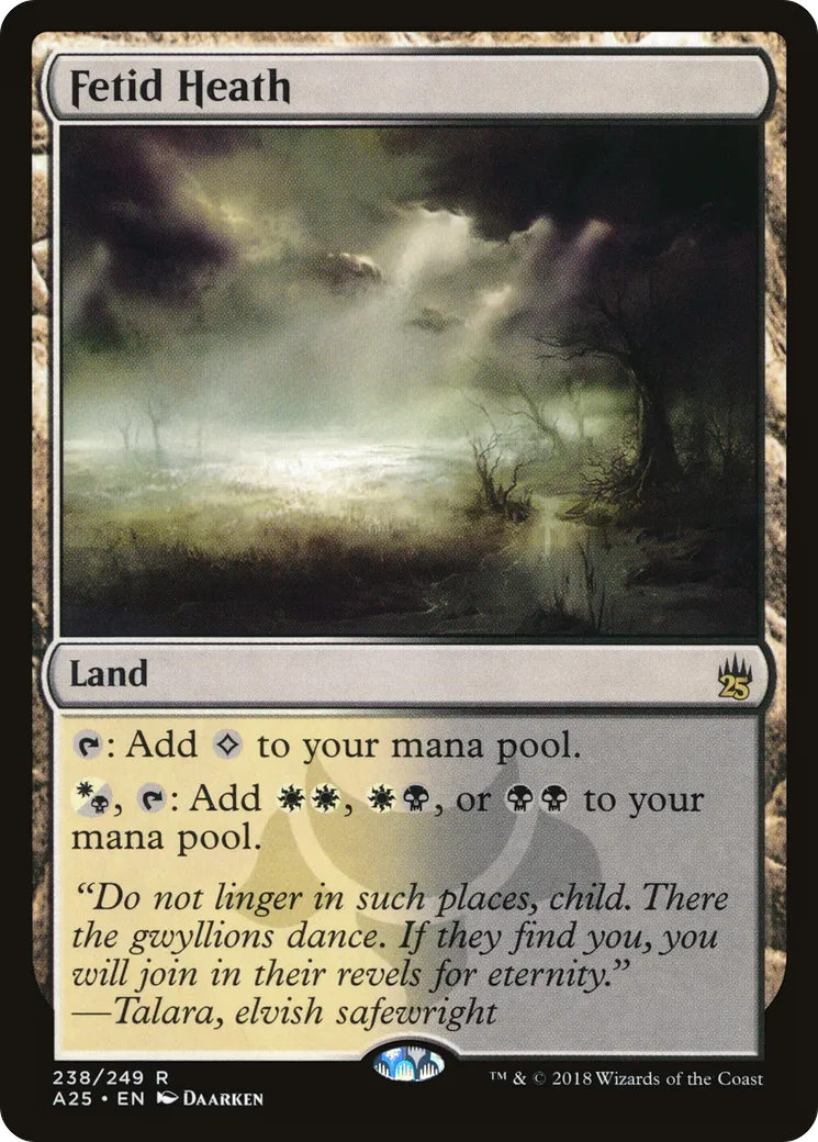 Fetid Heath — Masters 25 — Magic: The Gathering