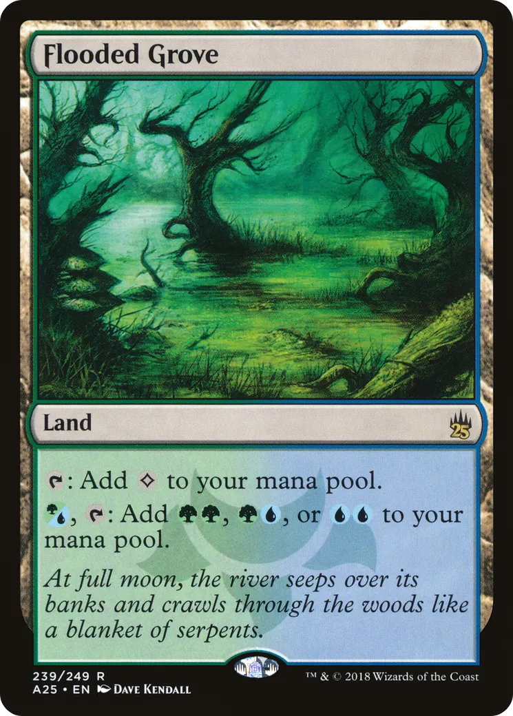 Bosquet inondé — Masters 25 — Magic: The Gathering