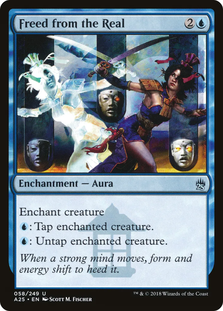 Freed from the Real — Masters 25 — Magic: The Gathering