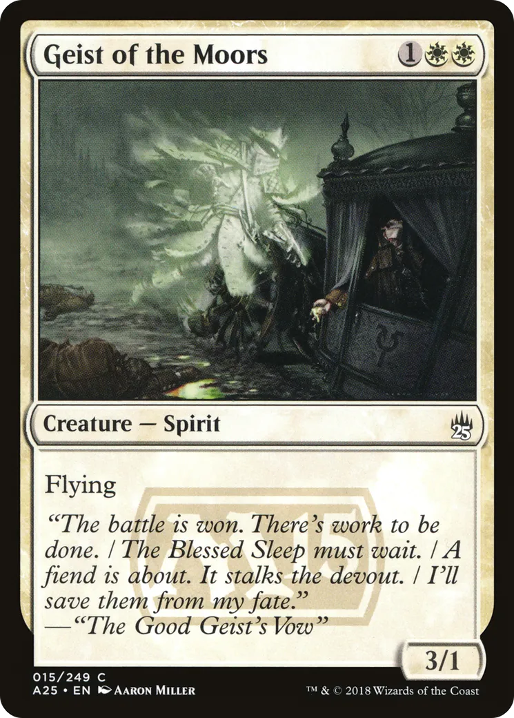 Geist of the Moors — Masters 25 — Magic: The Gathering
