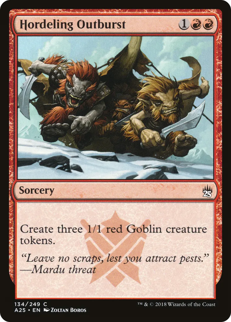 Hordeling Outburst — Masters 25 — Magic: The Gathering
