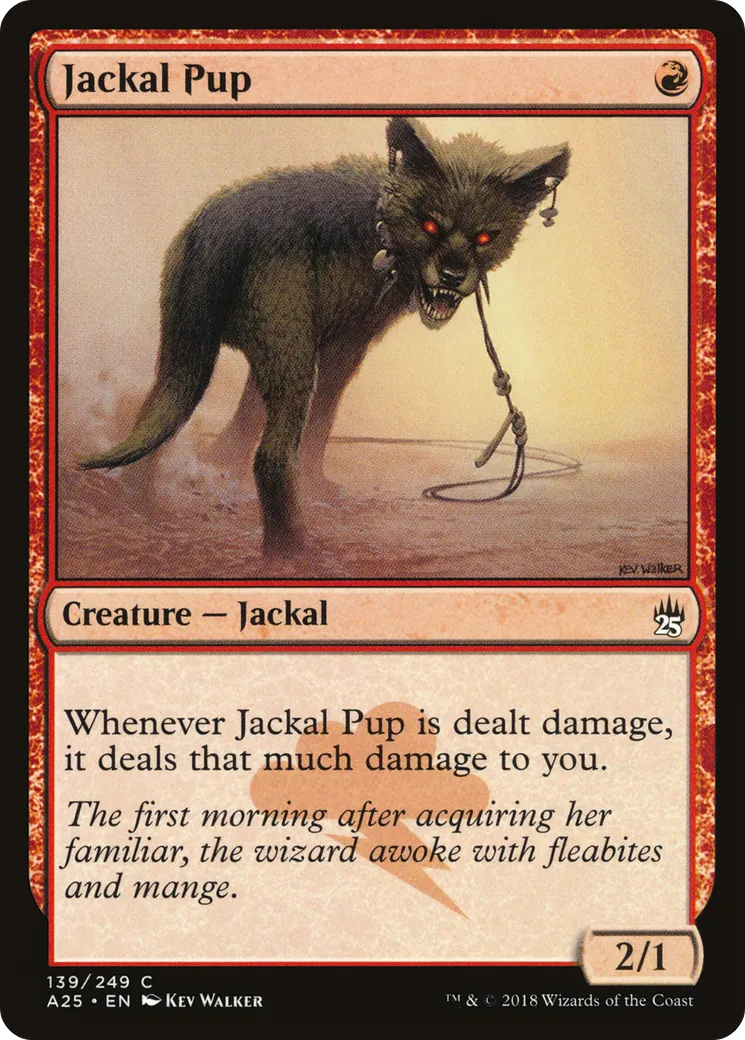 Bébé chacal — Masters 25 — Magic: The Gathering