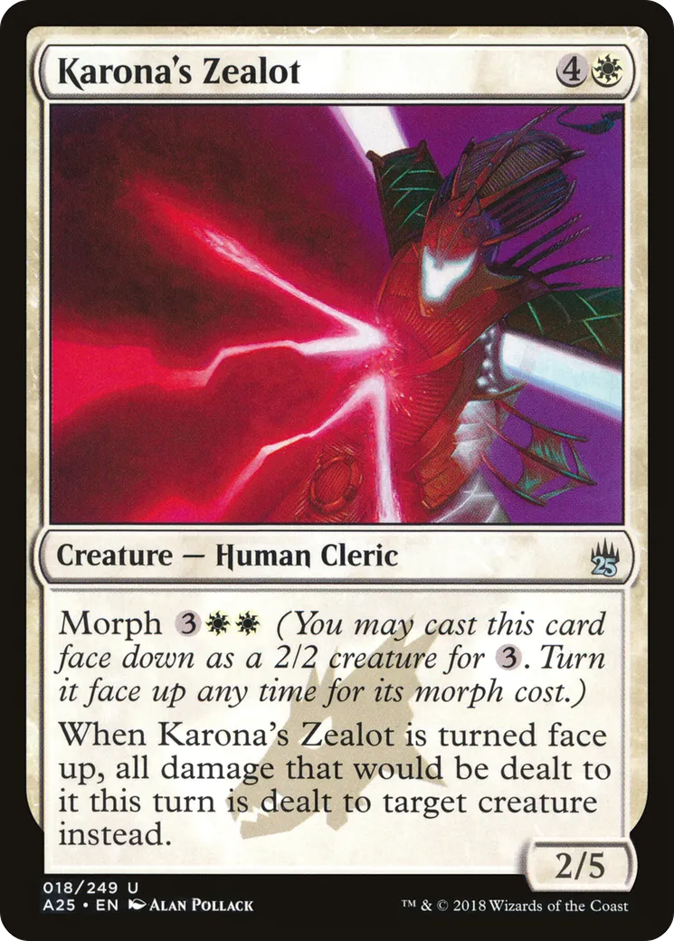 Zélateur de Karona — Masters 25 — Magic: The Gathering