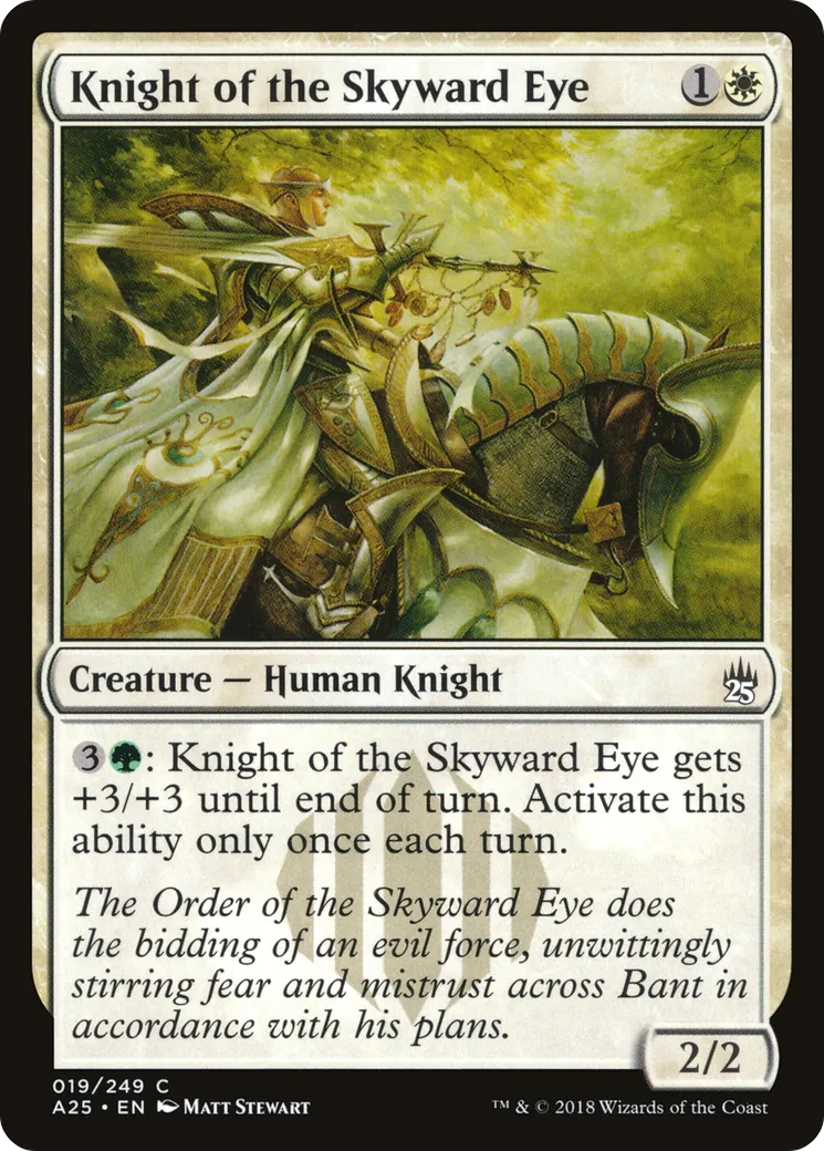Chevalier de l'Œil tourné vers le Ciel — Masters 25 — Magic: The Gathering