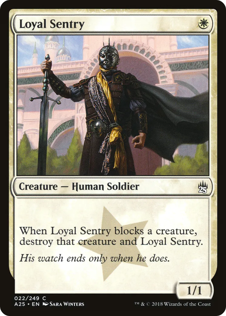 Sentinelle loyale — Masters 25 — Magic: The Gathering