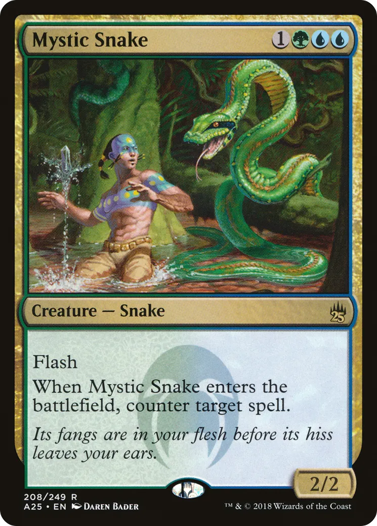 Mystic Snake — Masters 25 — Magic: The Gathering