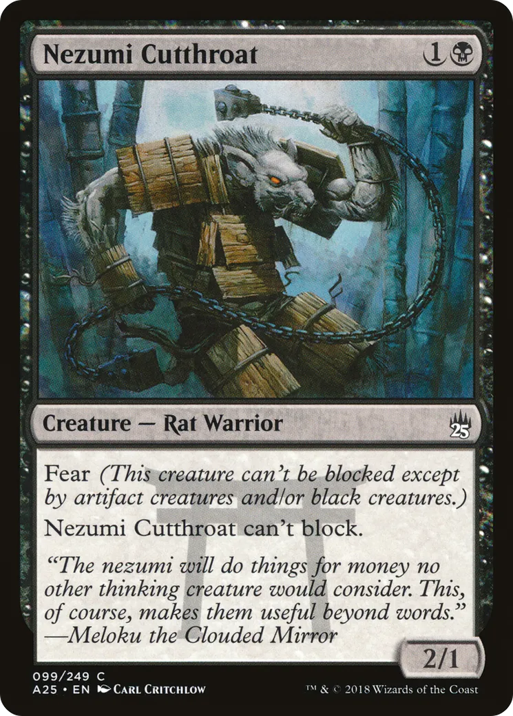 Surineur nezumi from Masters 25 - Magic: The Gathering