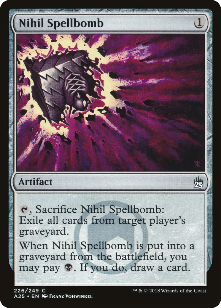 Nihil Spellbomb — Masters 25 — Magic: The Gathering