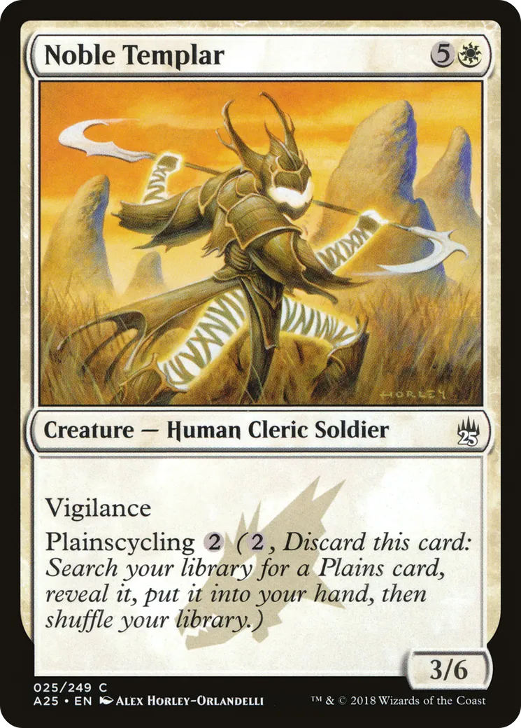Noble templier — Masters 25 — Magic: The Gathering