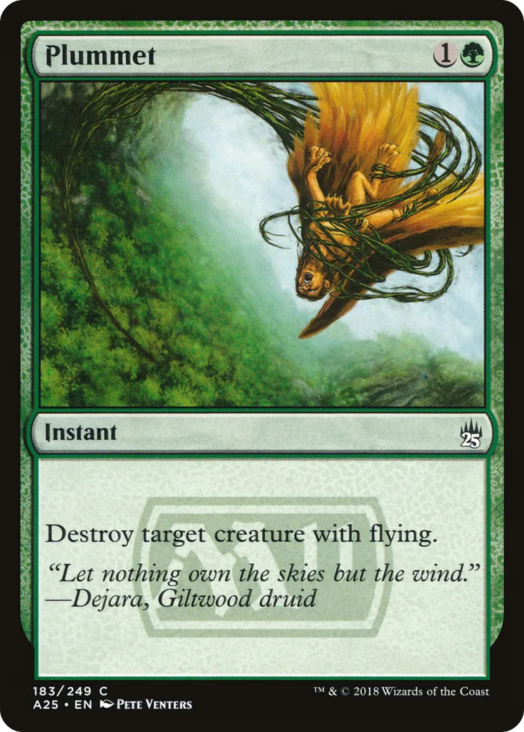Plummet — Masters 25 — Magic: The Gathering