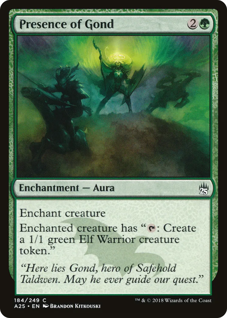 Presence of Gond — Masters 25 — Magic: The Gathering