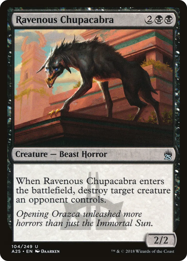 Chupacabra vorace — Masters 25 — Magic: The Gathering
