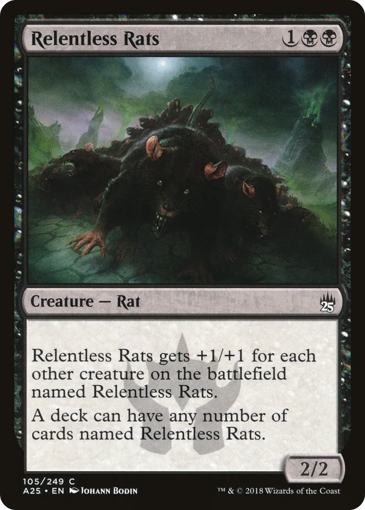 Rats implacables — Masters 25 — Magic: The Gathering