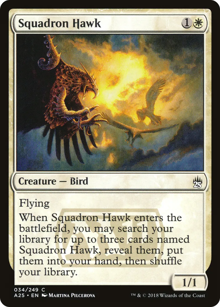 Faucon d'escadron — Masters 25 — Magic: The Gathering