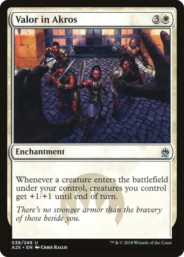 Valor in Akros — Masters 25 — Magic: The Gathering