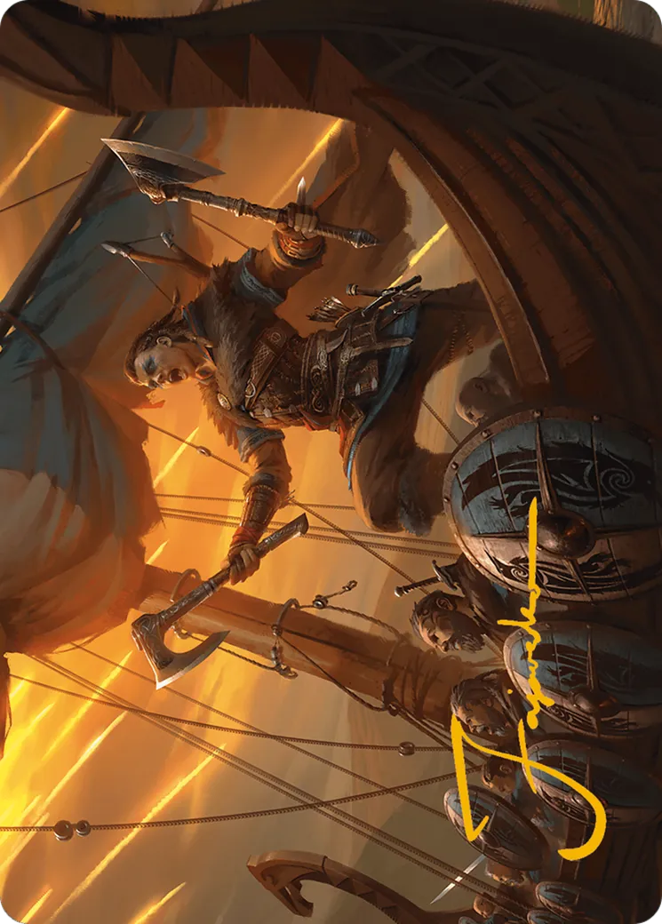 Eivor, Battle-Ready — Assassin's Creed Art Series — Magic: The Gathering