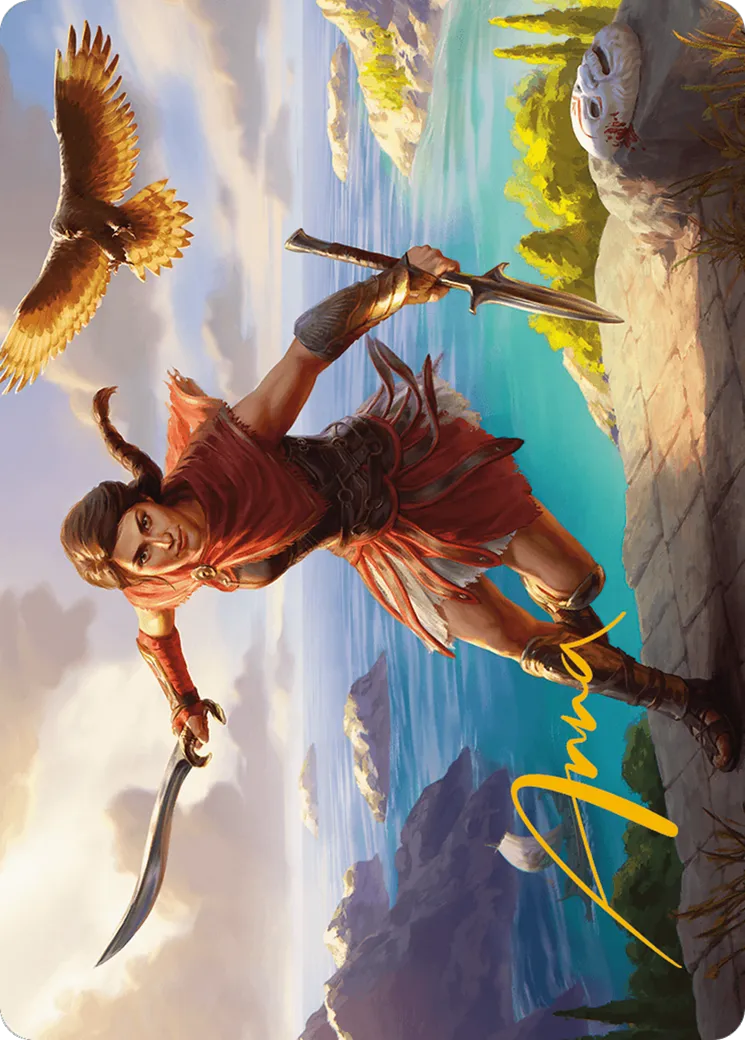 Kassandra, Eagle Bearer — Assassin's Creed Art Series — Magic: The Gathering