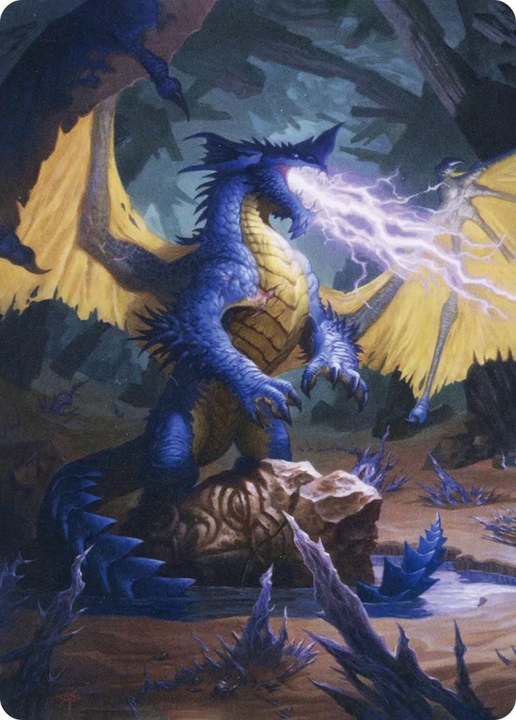 Blue Dragon — Adventures in the Forgotten Realms Art Series — Magic: The Gathering