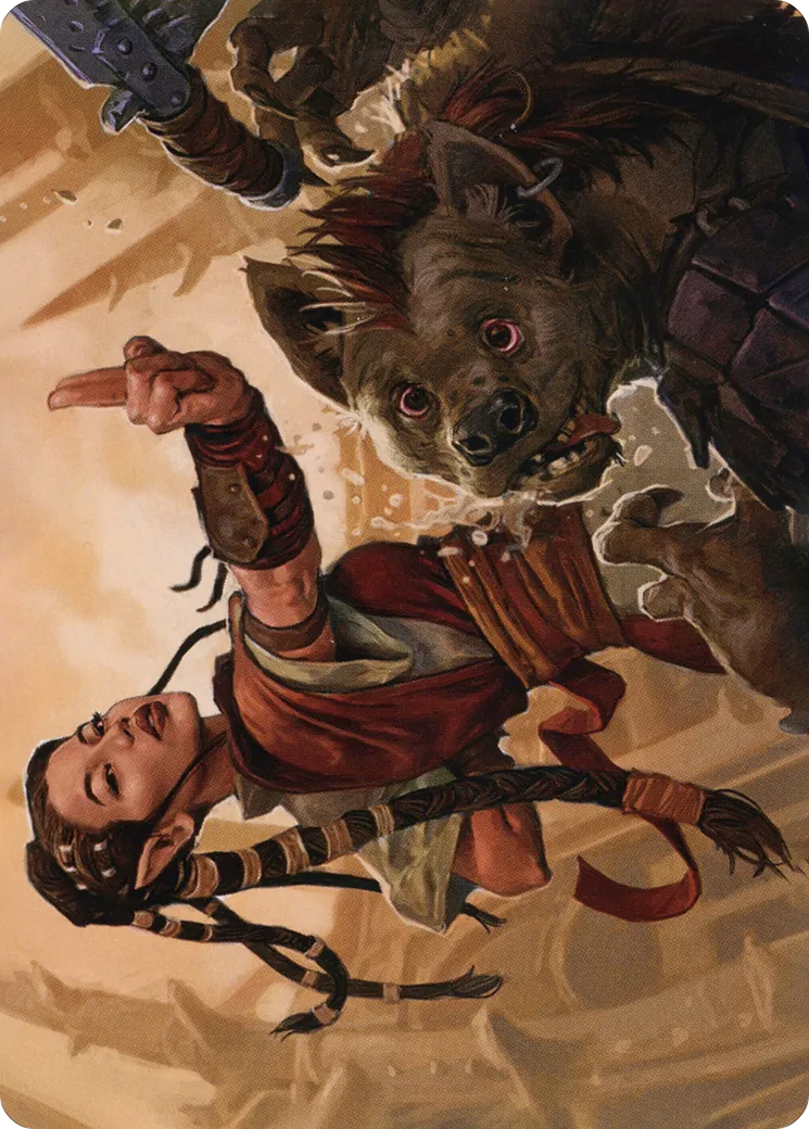 Half-Elf Monk — Adventures in the Forgotten Realms Art Series — Magic: The Gathering