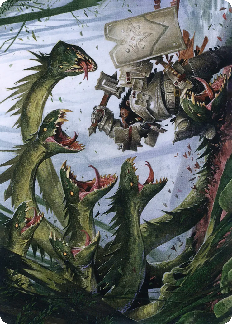 Lair of the Hydra — Adventures in the Forgotten Realms Art Series — Magic: The Gathering