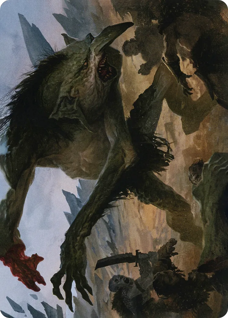 Loathsome Troll // Troll — Adventures in the Forgotten Realms Art Series — Magic: The Gathering