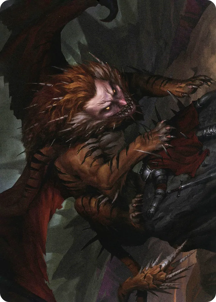 Manticore — Adventures in the Forgotten Realms Art Series — Magic: The Gathering