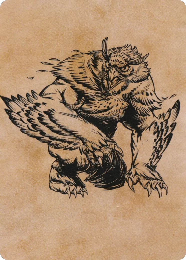 Owlbear — Adventures in the Forgotten Realms Art Series — Magic: The Gathering
