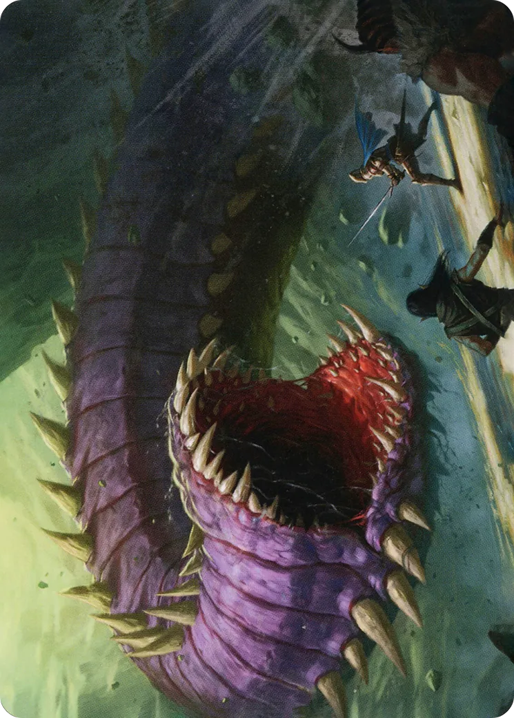 Purple Worm — Adventures in the Forgotten Realms Art Series — Magic: The Gathering