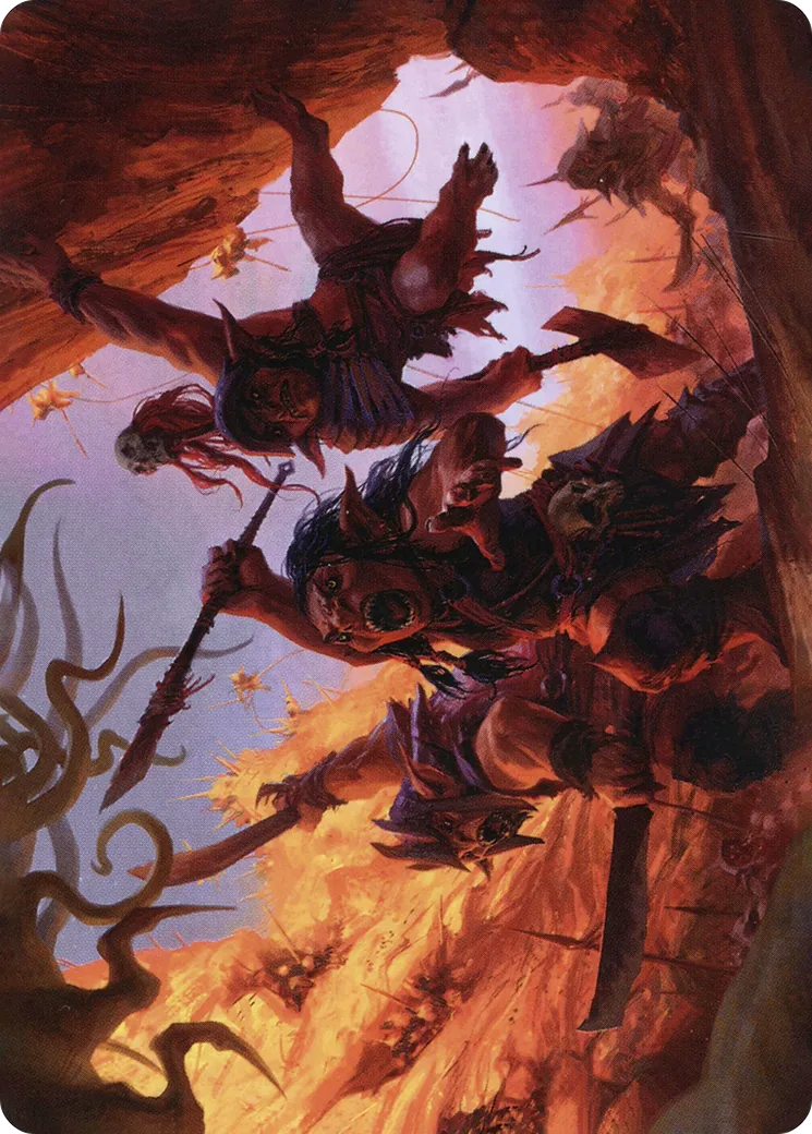 Swarming Goblins // Goblin — Adventures in the Forgotten Realms Art Series — Magic: The Gathering