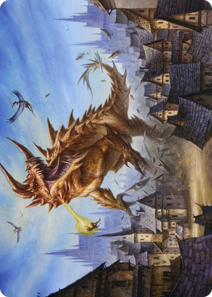 The Tarrasque // Tarrasque — Adventures in the Forgotten Realms Art Series — Magic: The Gathering