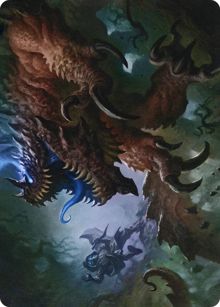 Underdark Basilisk // Basilisk — Adventures in the Forgotten Realms Art Series — Magic: The Gathering