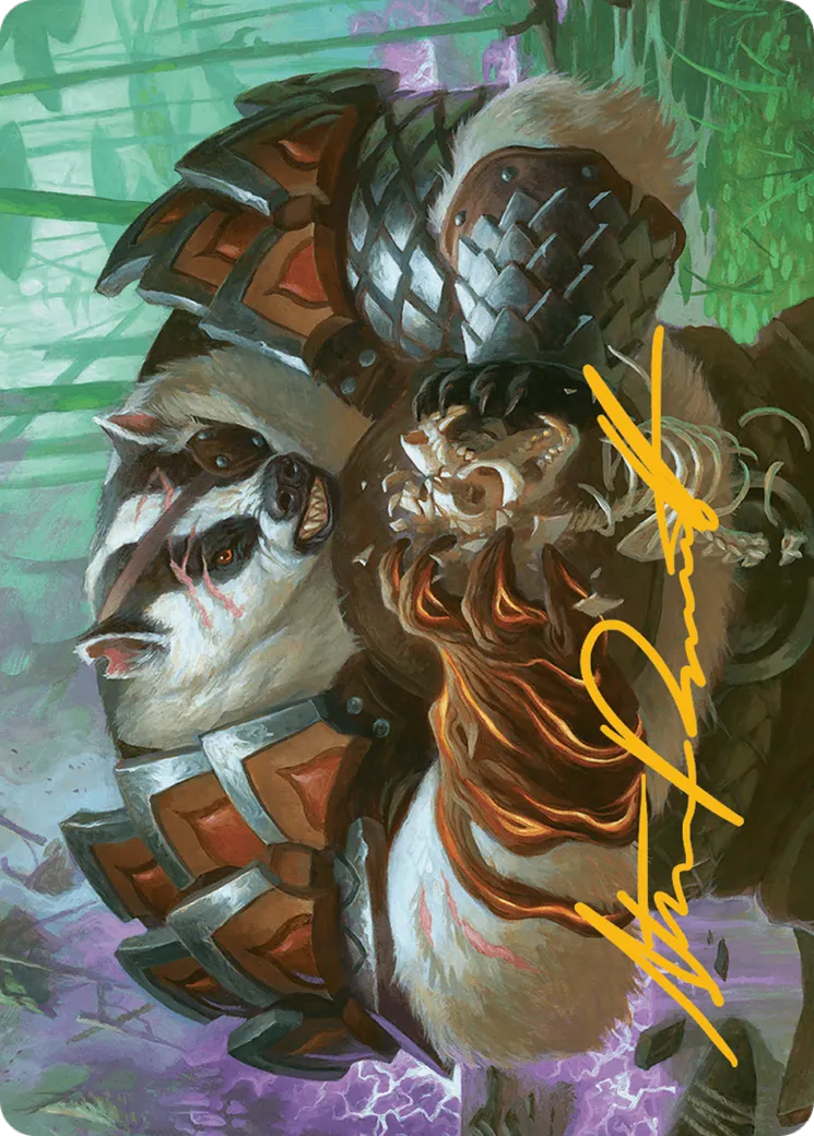 Hugs, Grisly Guardian — Bloomburrow Art Series — Magic: The Gathering