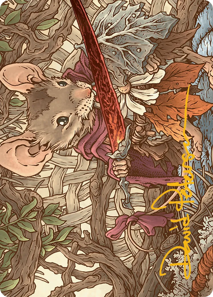 Mabel, Heir to Cragflame — Bloomburrow Art Series — Magic: The Gathering