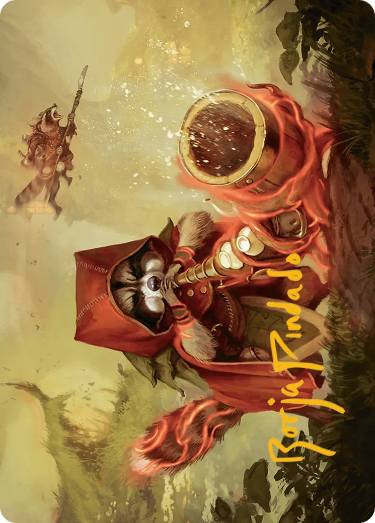 Raccoon Rallier — Bloomburrow Art Series — Magic: The Gathering