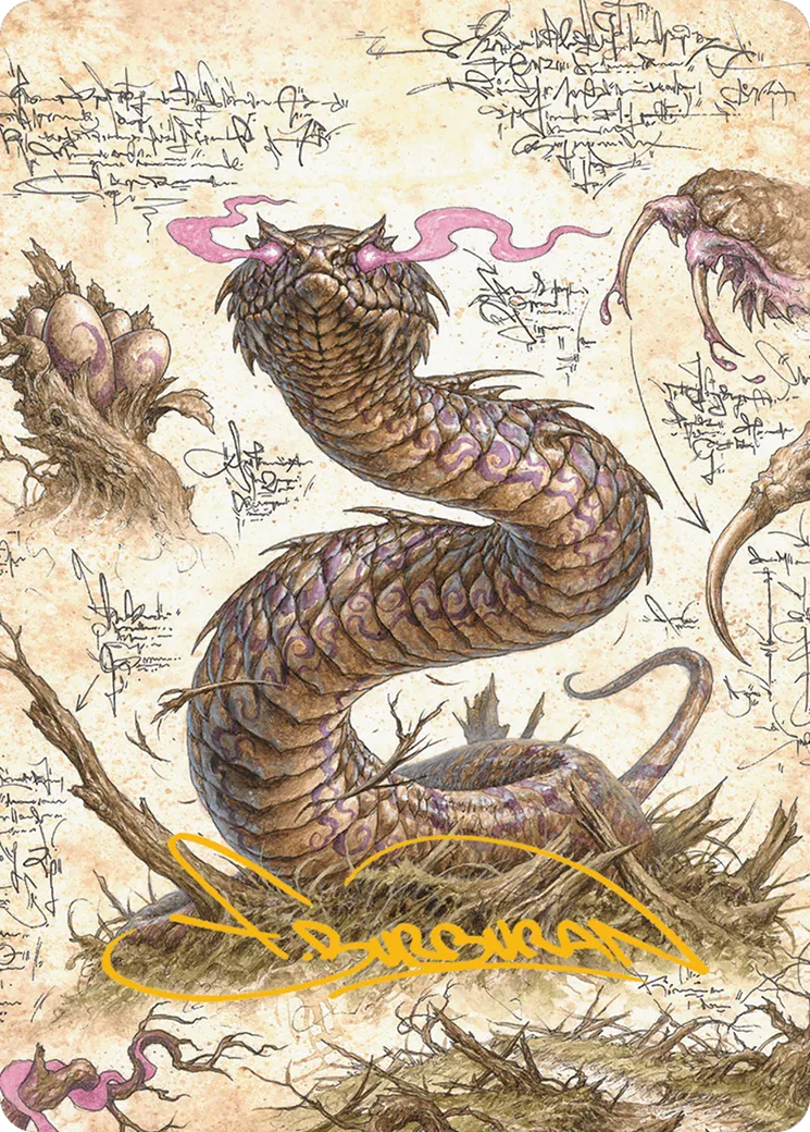 Rottenmouth Viper — Bloomburrow Art Series — Magic: The Gathering