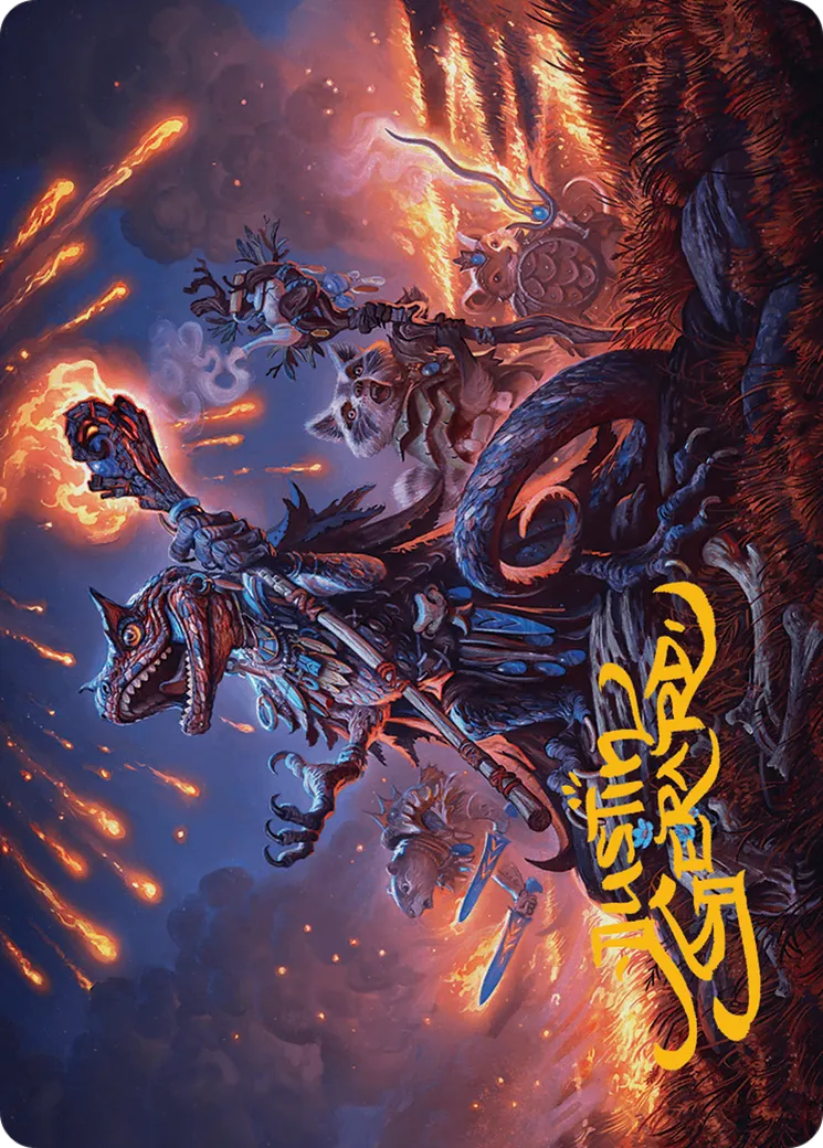 Valley Flamecaller — Bloomburrow Art Series — Magic: The Gathering