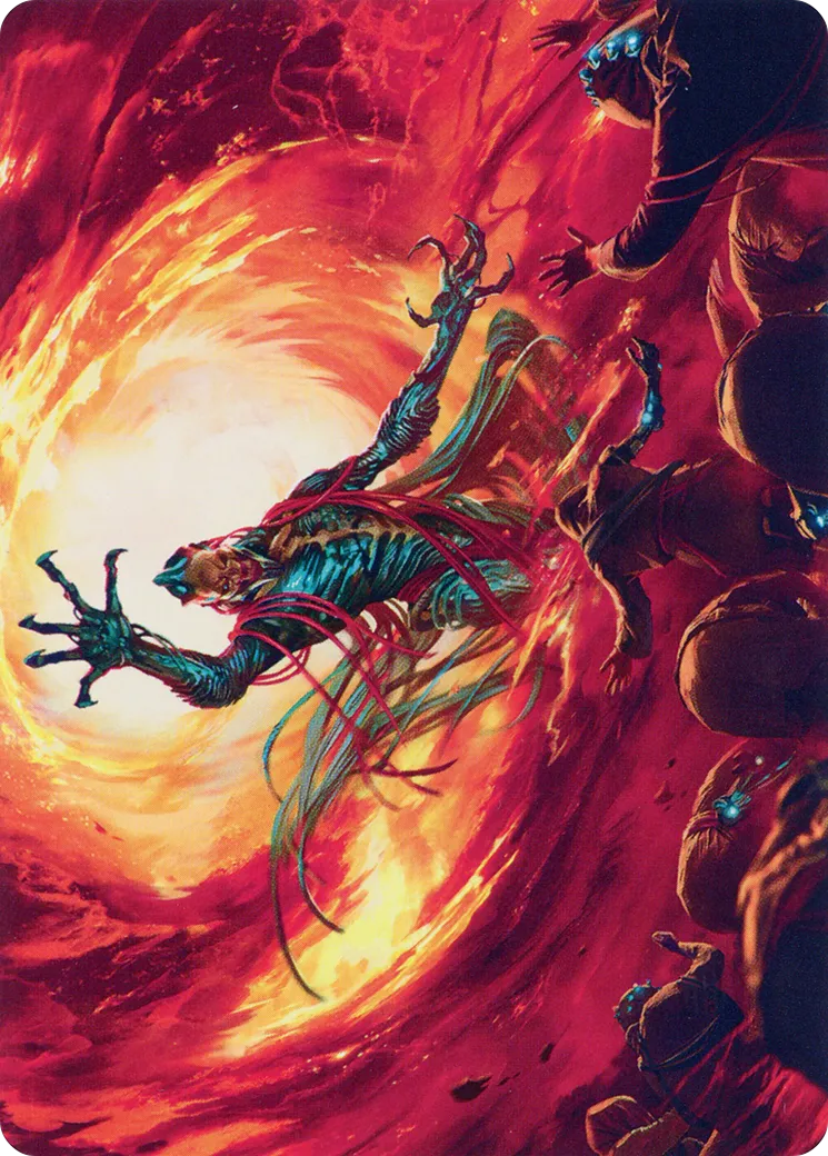 Gix, Yawgmoth Praetor — The Brothers' War Art Series — Magic: The Gathering
