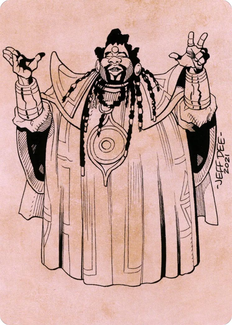 Alaundo the Seer — Battle for Baldur's Gate Art Series — Magic: The Gathering
