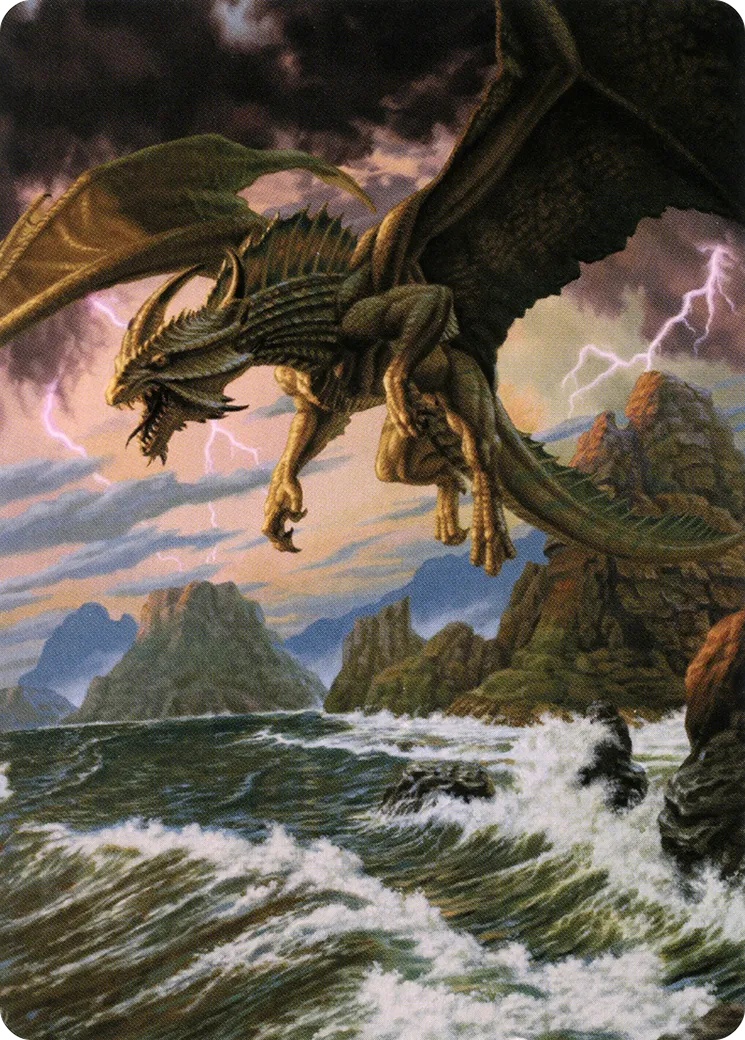 Ancient Bronze Dragon — Battle for Baldur's Gate Art Series — Magic: The Gathering