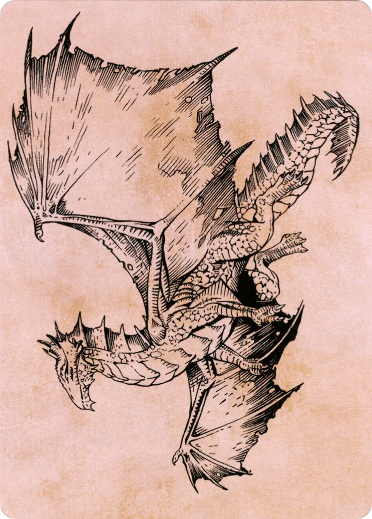 Ancient Bronze Dragon — Battle for Baldur's Gate Art Series — Magic: The Gathering