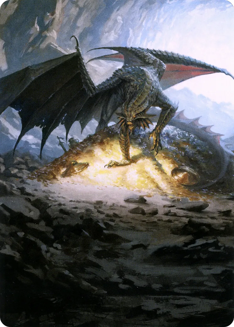 Ancient Copper Dragon — Battle for Baldur's Gate Art Series — Magic: The Gathering