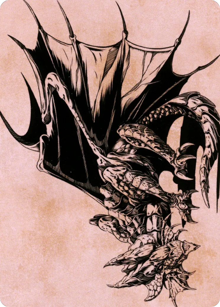 Ancient Copper Dragon — Battle for Baldur's Gate Art Series — Magic: The Gathering