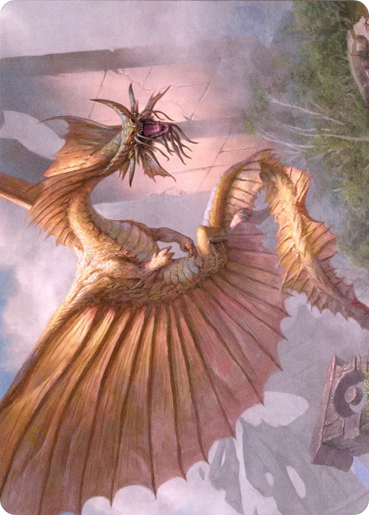 Ancient Gold Dragon — Battle for Baldur's Gate Art Series — Magic: The Gathering