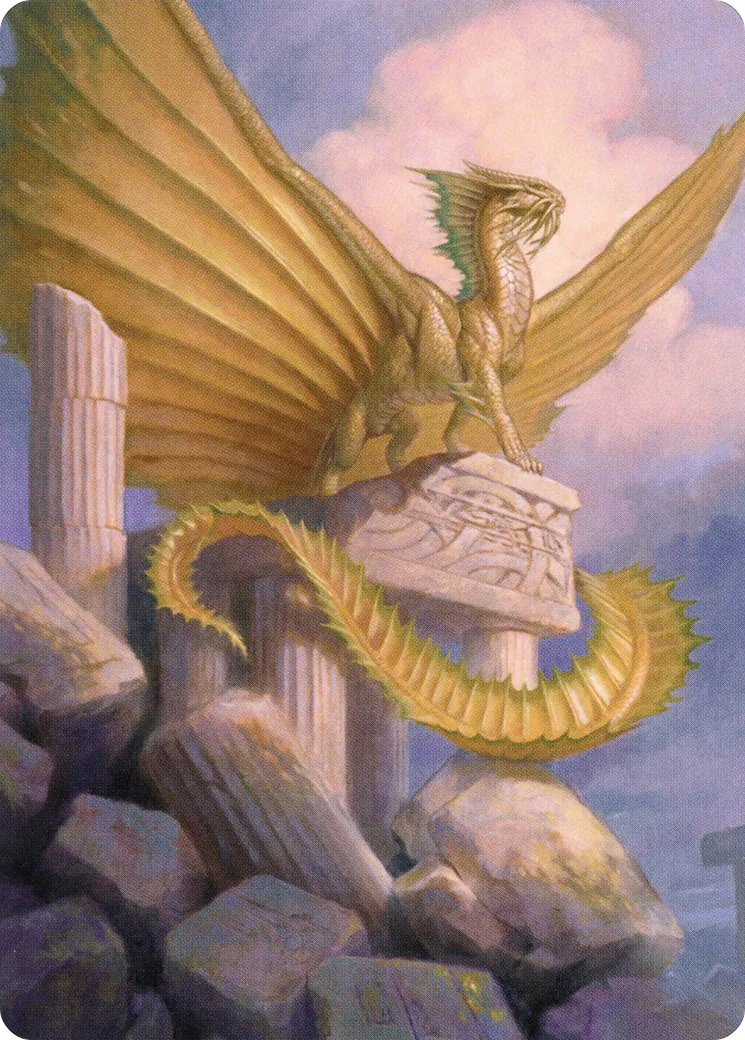 Ancient Gold Dragon — Battle for Baldur's Gate Art Series — Magic: The Gathering