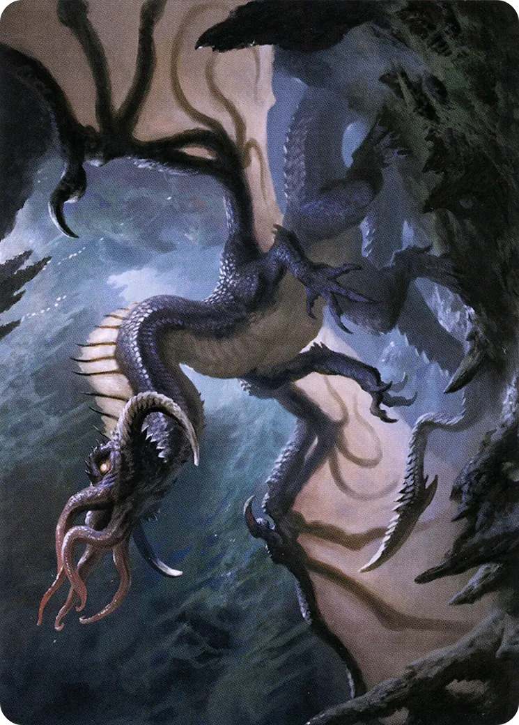 Brainstealer Dragon — Battle for Baldur's Gate Art Series — Magic: The Gathering