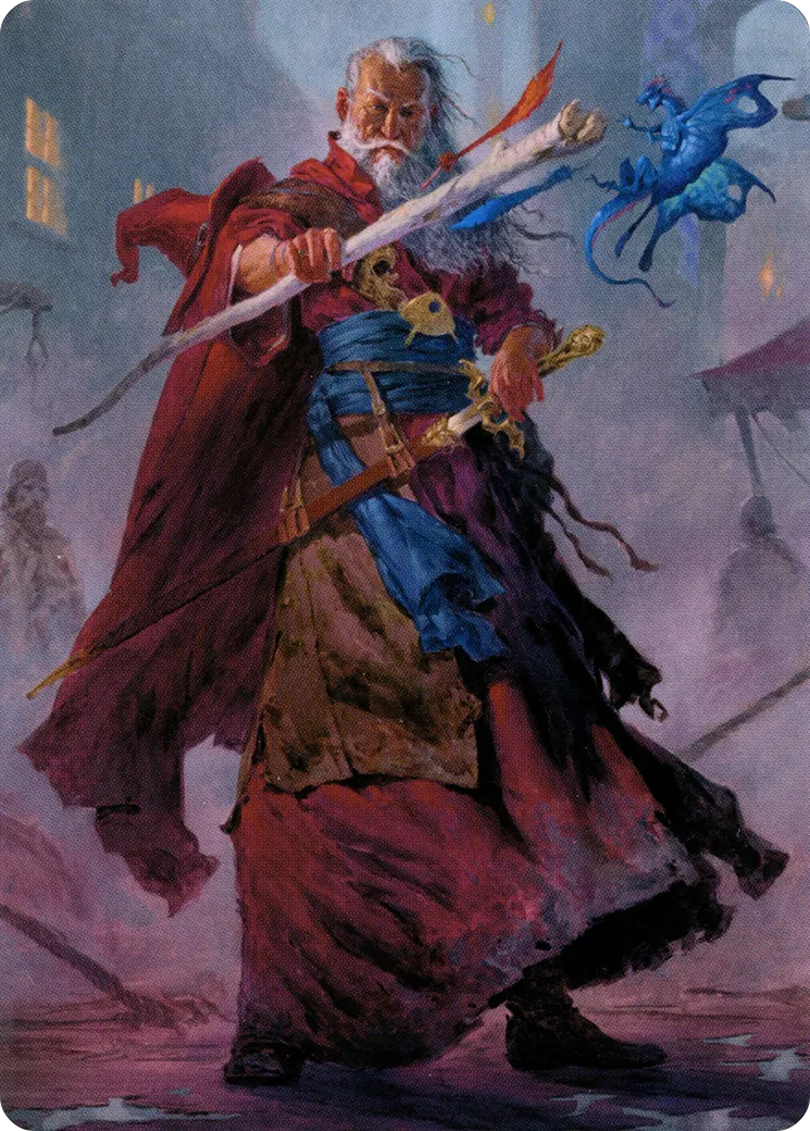 Elminster — Battle for Baldur's Gate Art Series — Magic: The Gathering