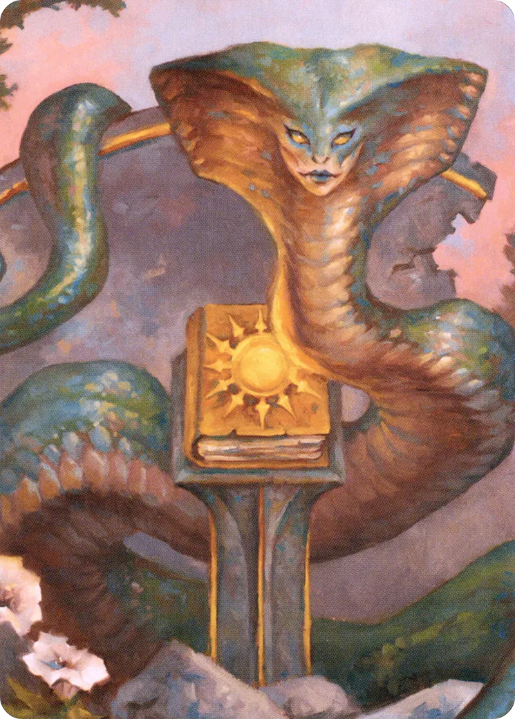 Guardian Naga — Battle for Baldur's Gate Art Series — Magic: The Gathering
