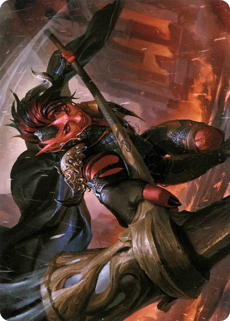 Karlach, Fury of Avernus — Battle for Baldur's Gate Art Series — Magic: The Gathering