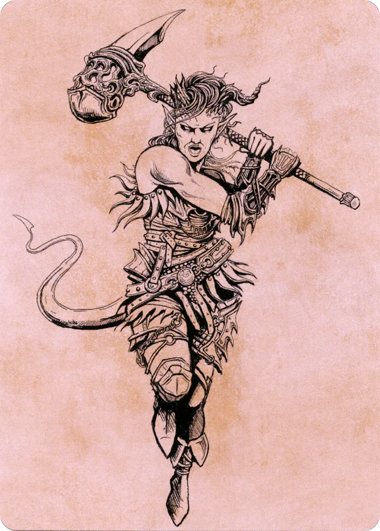 Karlach, Fury of Avernus — Battle for Baldur's Gate Art Series — Magic: The Gathering